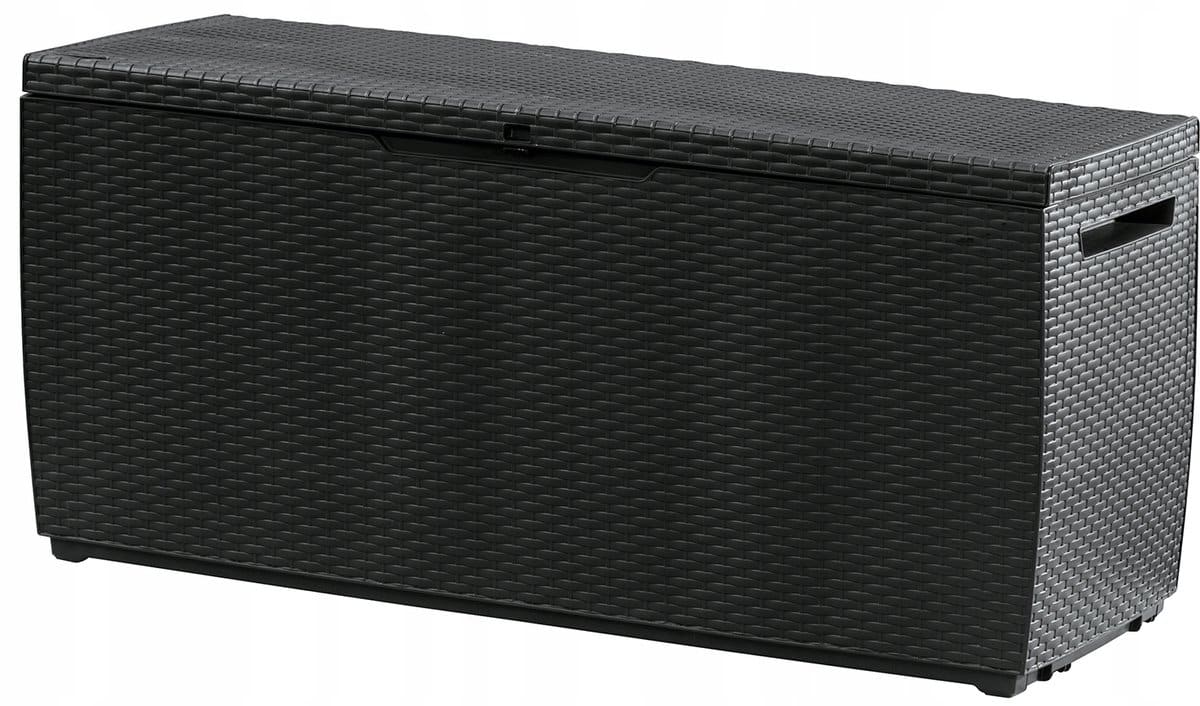 keter capri opbergbox 302l 123×53,5x57cm grafiet