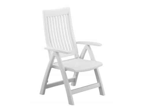 Kettler Roma Verstelbare Tuinstoel - Wit