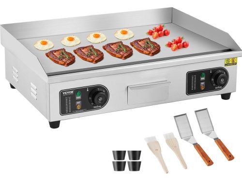 Kibus Elektrische Grillplaat - Braadplaat - Grill apparaat - RVS