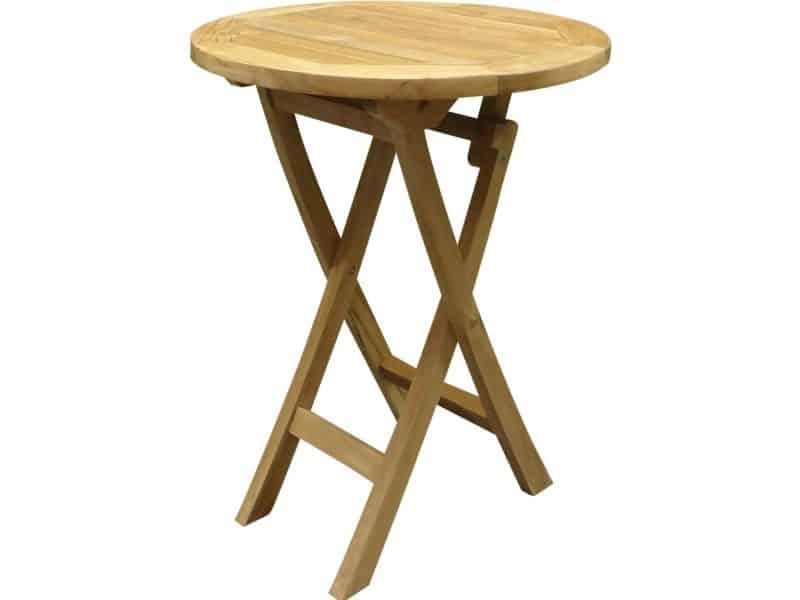 Klaptafel 60x60x75 rond model