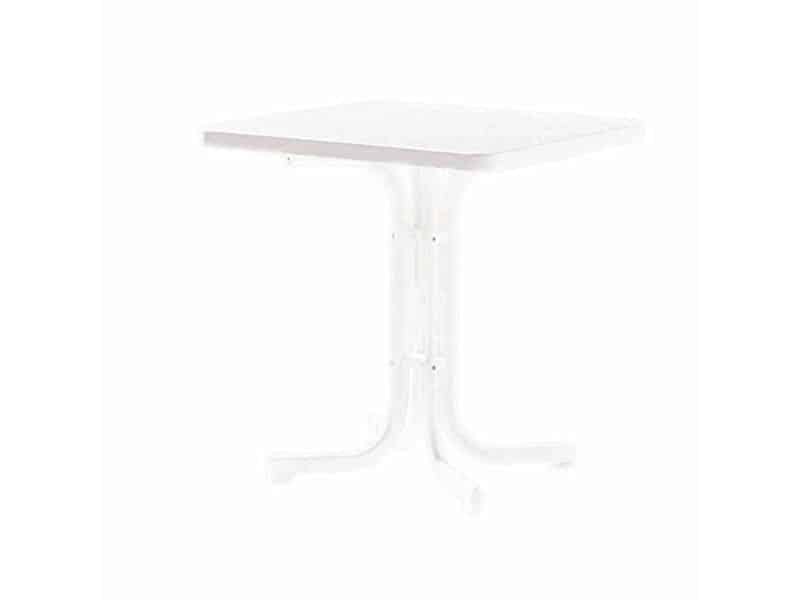 Klaptafel 70 x 70 cm met Marmerdecor en Stalen Frame