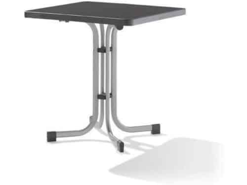 Klaptafel 70 x 70 cm met Weerbestendig Tafelblad en Inklapfunctie