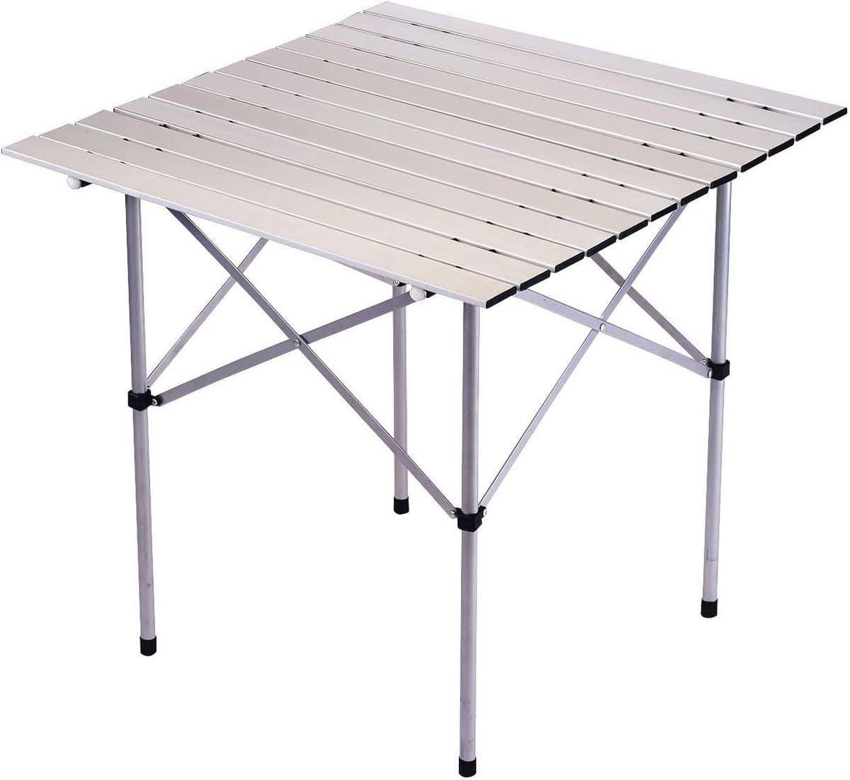 klaptafel aluminium compacte tafel kamperen picknicken lichtgewicht