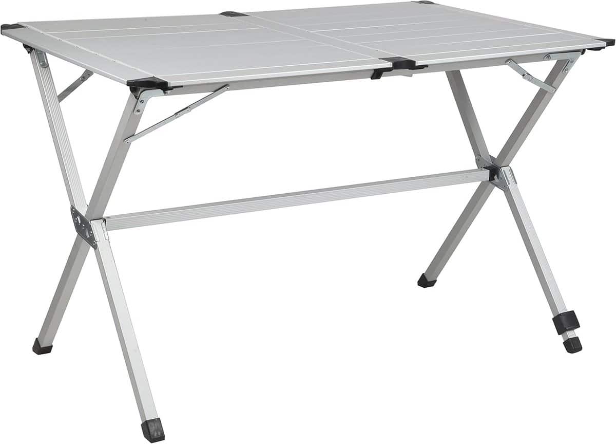 klaptafel grijs 110x70x70 cm inklapbaar voor 4 personen