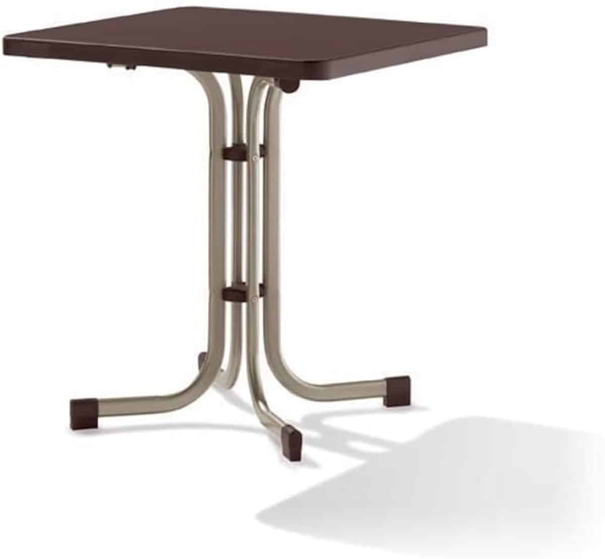 klaptafel met leisteendecoratie 1 stuk champagne