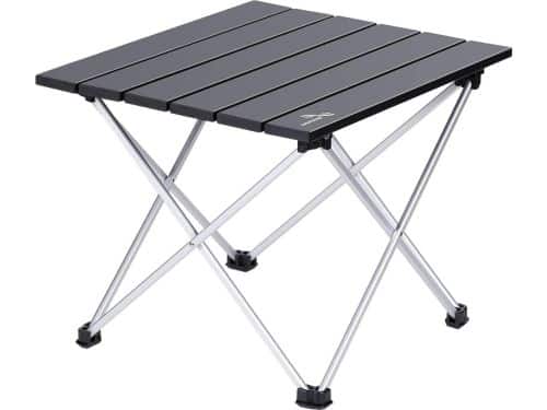Klaptafel met opbergzakken - Draagbare lichtgewicht aluminium tafel - Kamperen