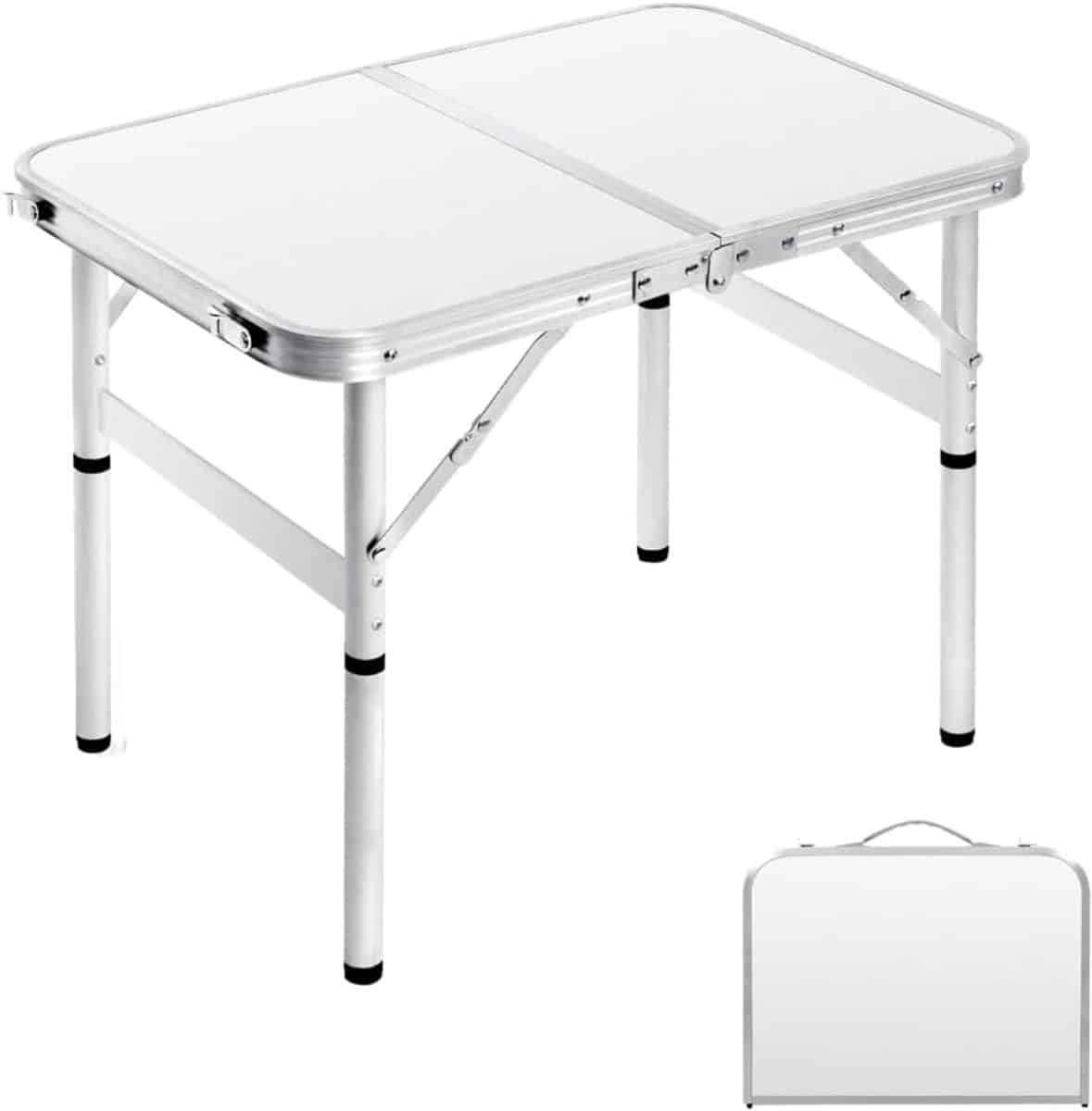 klaptafel outdoor picknicktafel lichtgewicht verstelbare hoogte aluminium