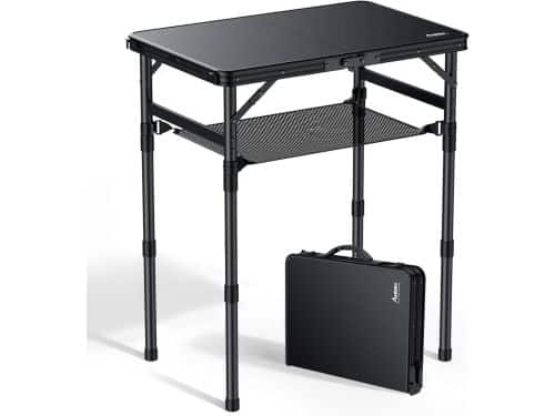 Klaptafel - Picknicktafel - Buitenactiviteiten - 3 Hoogtes Verstelbaar