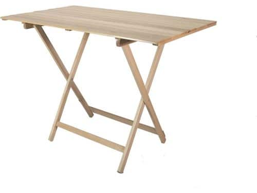 Klaptafel van hout voor binnen en buiten (60 x 90)