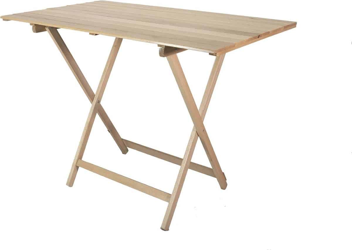 klaptafel van hout voor binnen en buiten (60 x 90)