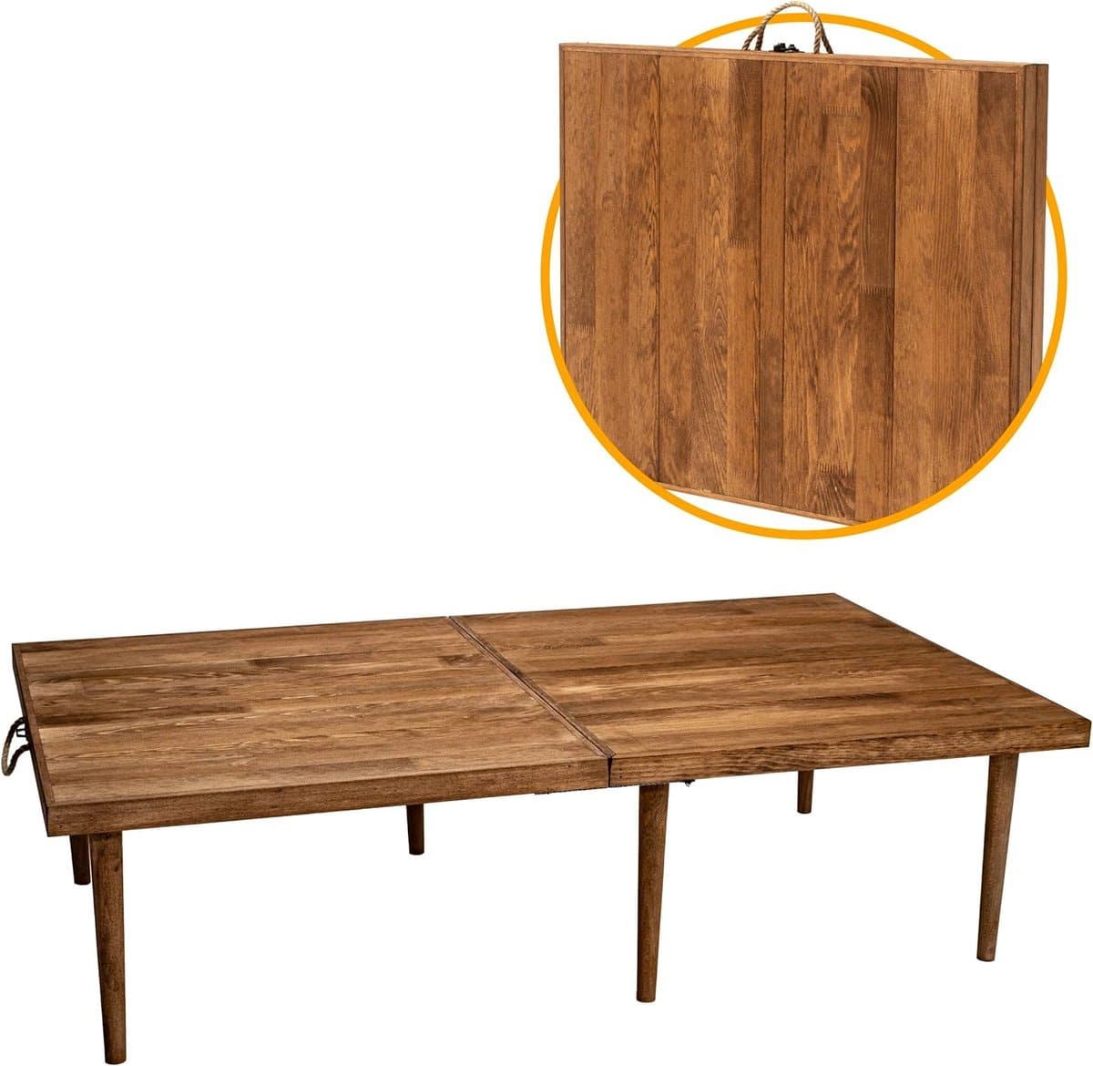 klaptafel voor 4 personen inklapbare picknicktafel van dennenhout