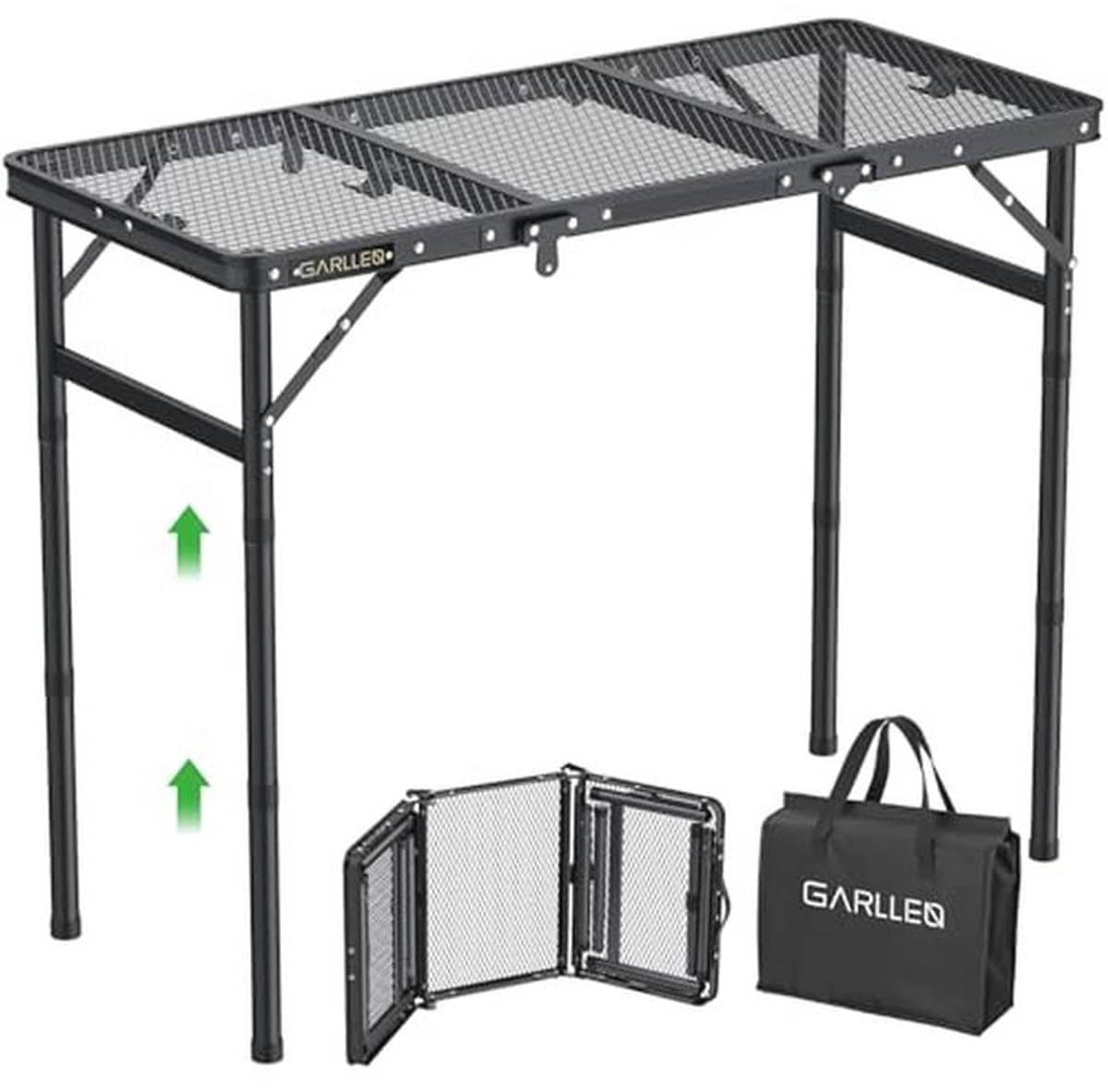 klaptafel voor barbecue en tuintafel 87 x 40 cm met