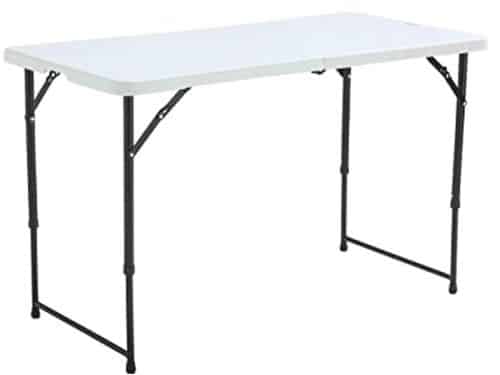 Klaptafel, wit, 122 x 61 x 74 cm