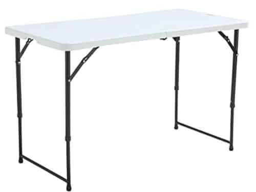 Klaptafel, wit, 122 x 61 x 74 cm