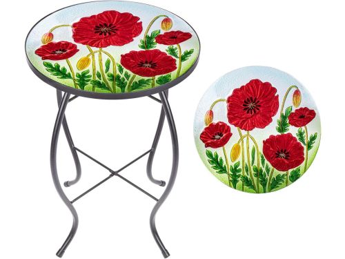 Kleine Mozaïek Terrastafel voor Buiten - Accent Ronde Bijzettafel 14