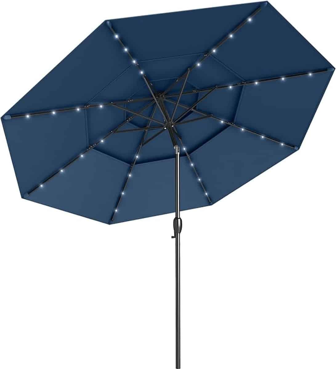 komfotteu parasol met 32 ledlampen 300cm 35°