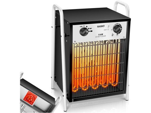 Krachtige 9kW Elektrische Kachel met Thermostaat | 9000W Verwarmer voor