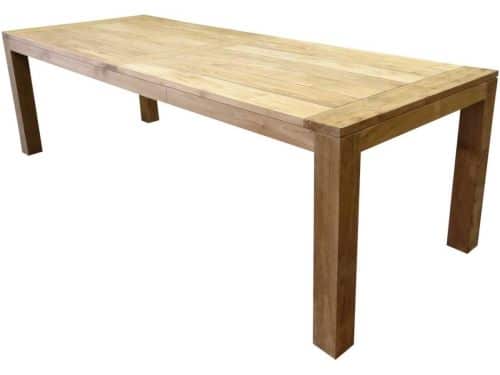 Krista dining tuintafel 260x100xH77,5 cm - poten 12 cm teak
