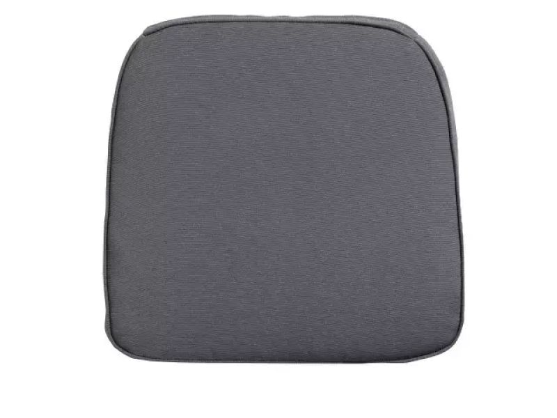 Kussen wicker l46b48cm pan grijs