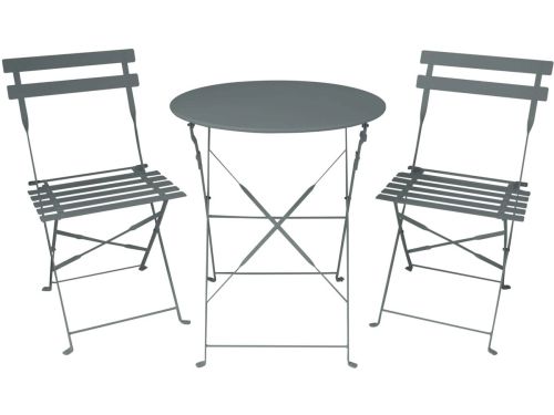 Kynast Bistroset 3-delige set voor balkon en terras Antraciet inklapbare