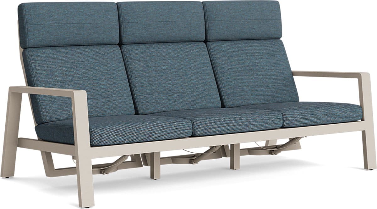 laguna lounge beige verstelbaar 3 zits bank all weather comforma blue