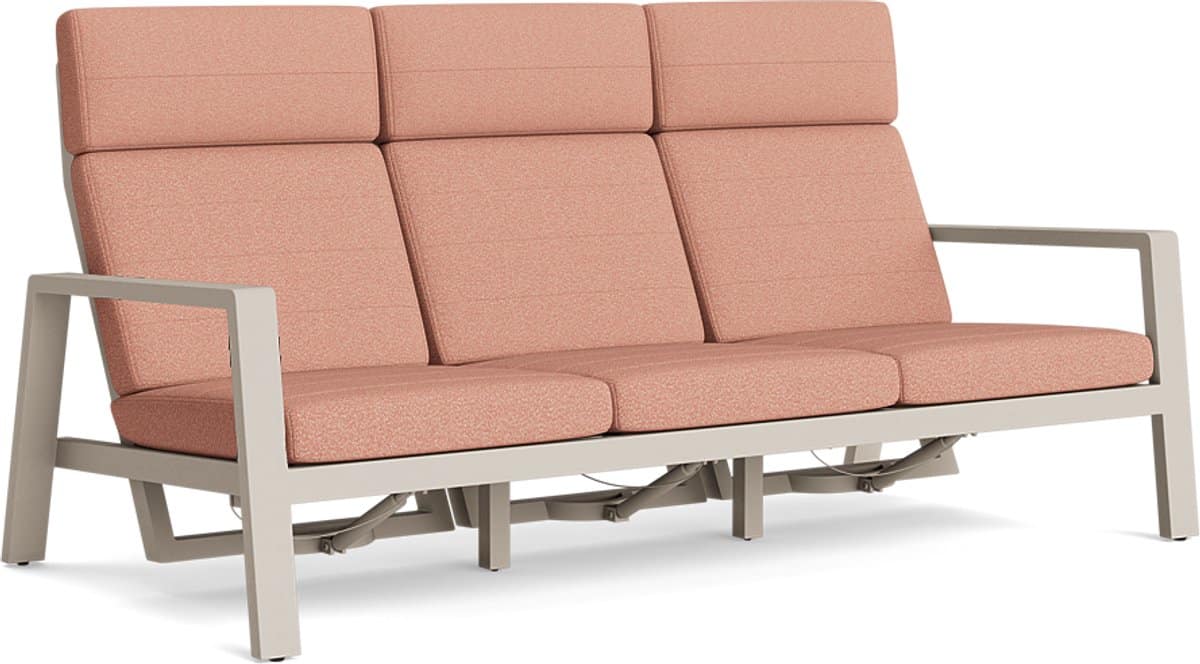 laguna lounge beige verstelbaar 3 zits bank all weather soltex beige