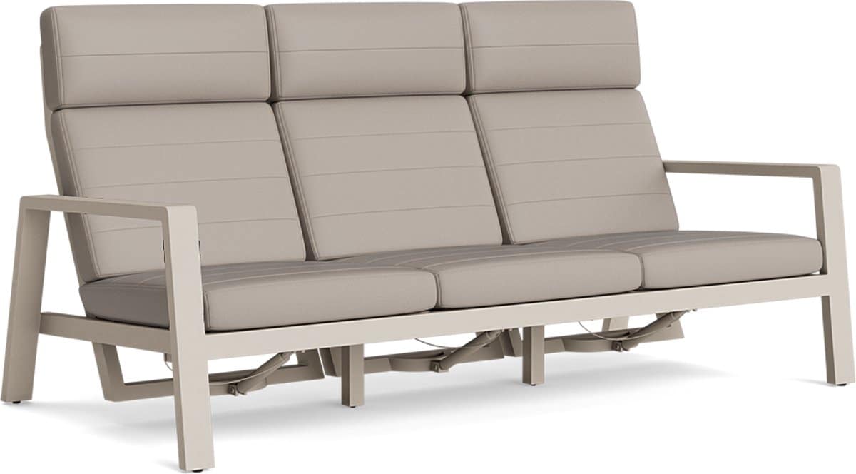 laguna lounge beige verstelbaar 3 zits bank aw khaki