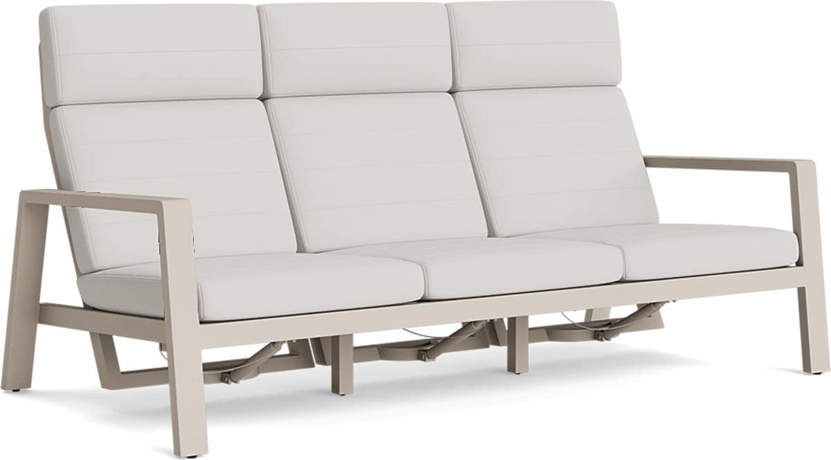 laguna lounge beige verstelbaar 3 zits bank soltex dune