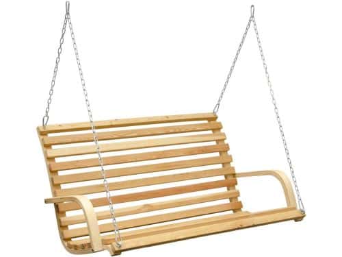 Larikshouten Schommelbank voor Buiten - Duurzame Tuinzit voor Terras en