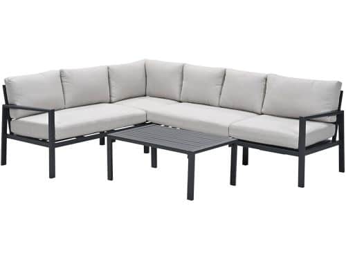 Lexington loungeset - links - carbon black - desert sand