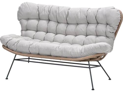 Libelle wicker relax tuinbank - natural - desert sand
