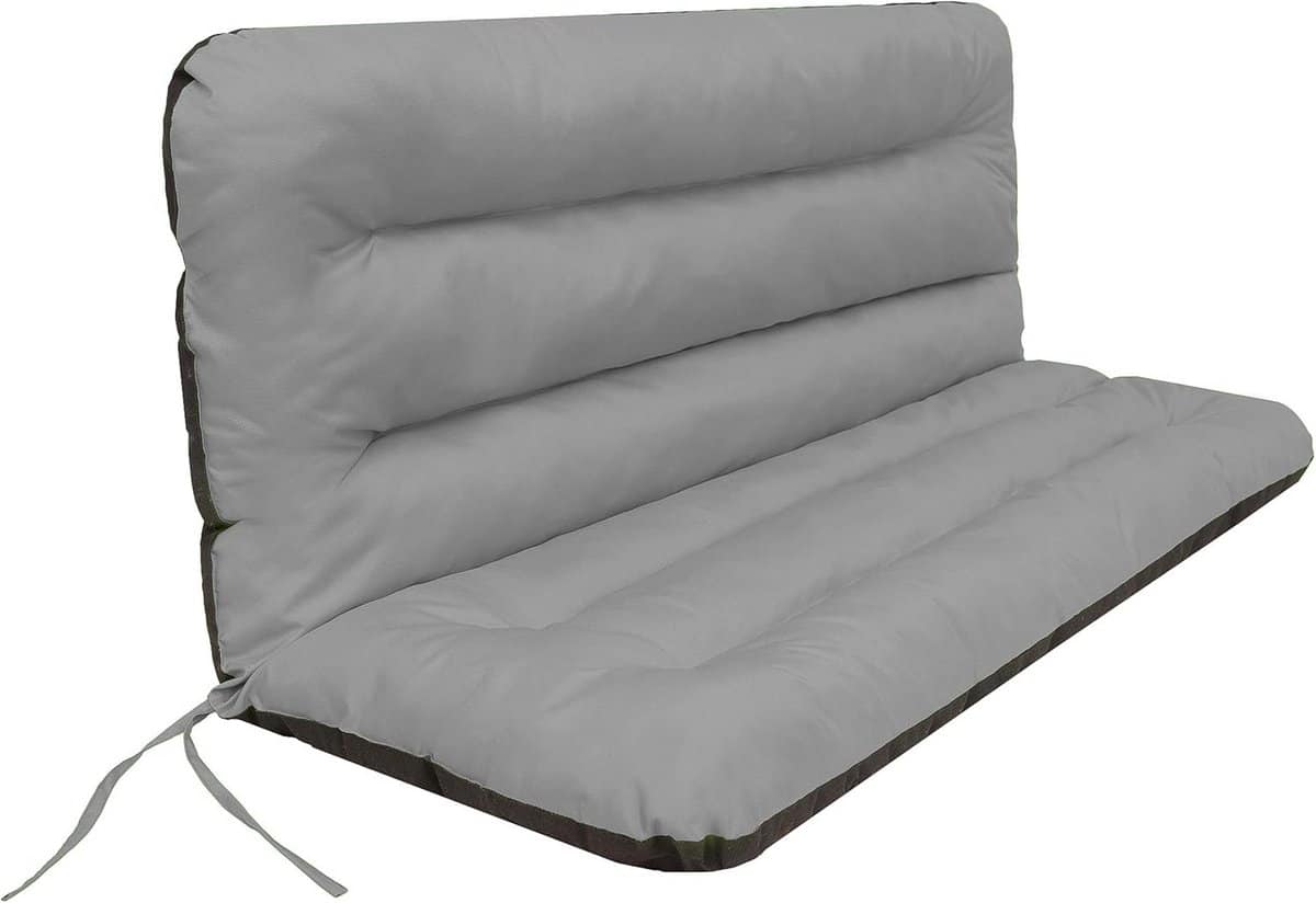 lichtgrijs bankkussen 150 cm voor schommelbank en tuinbank