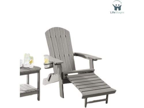 LifeStages - Loungestoel Buiten - Loungestoel Arizona - Met Voetenbankje