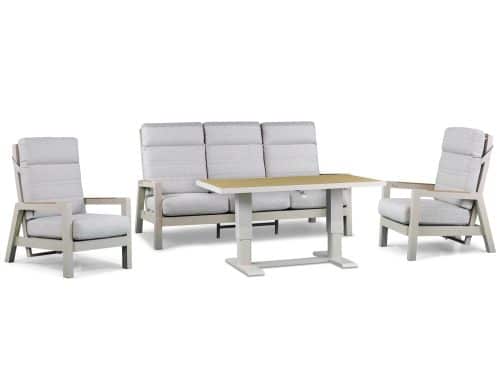Lifestyle Evora stoel-bank loungeset 4-delig