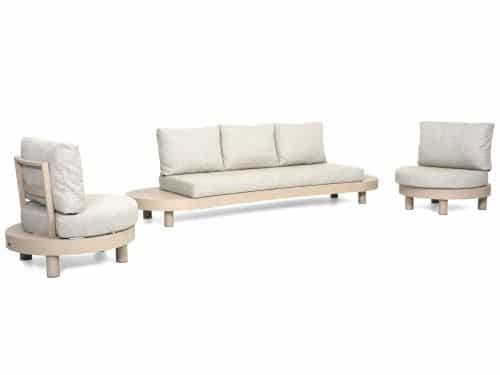 Lifestyle Organio stoel-bank loungeset 3-delig