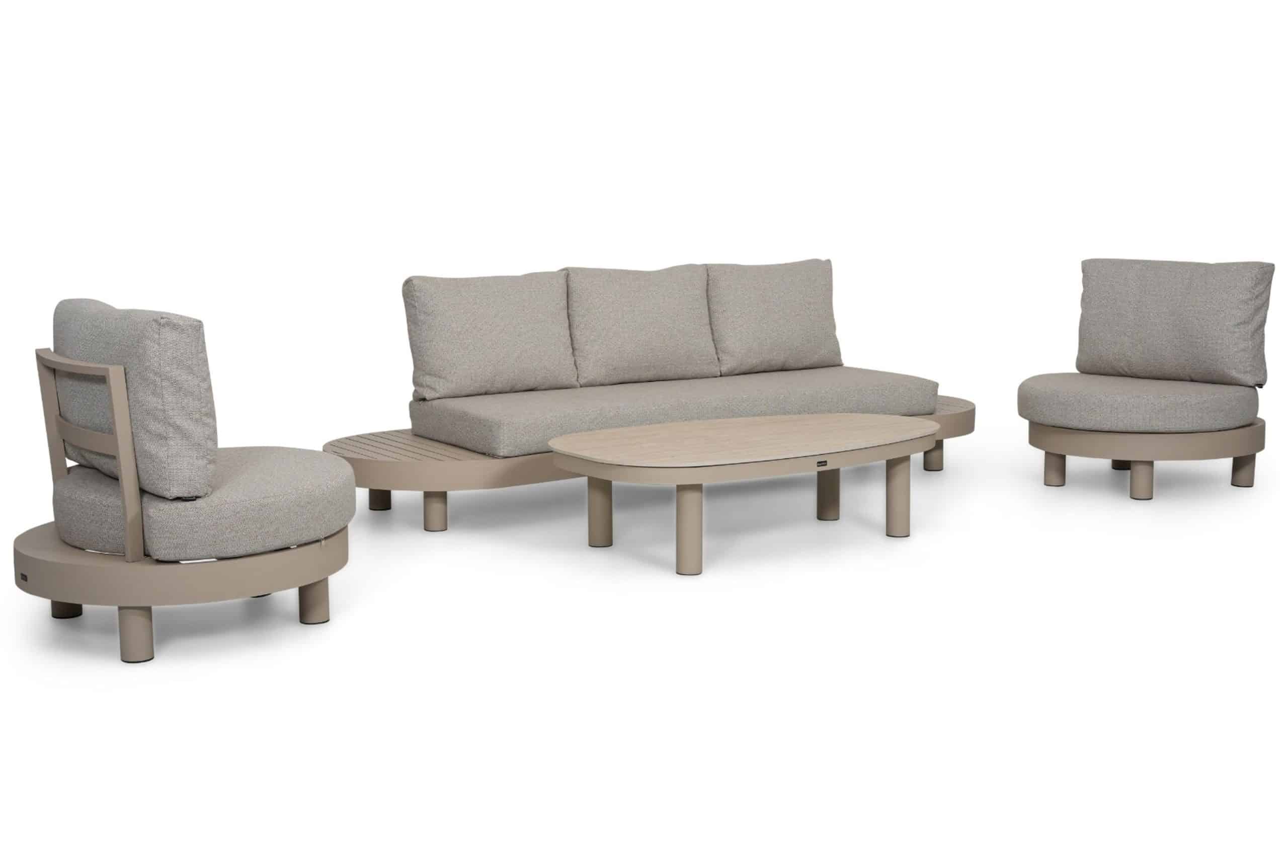 lifestyle organio/mira stoel bank loungeset 4 delig