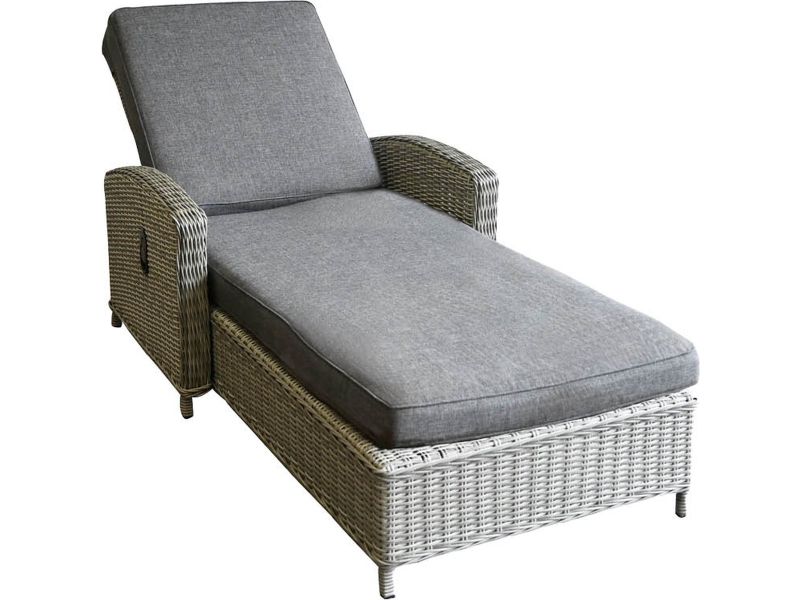 Ligbed Dublin | Mystic Grey | Wicker