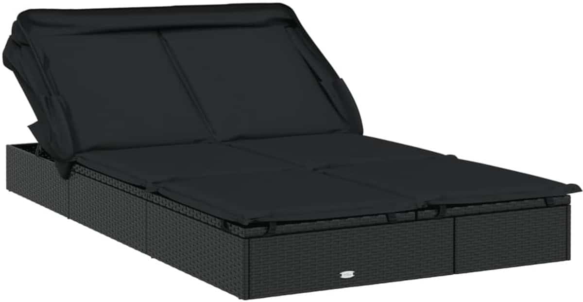 ligbed | loungebed | ligstoel 2 persoons met dak 213x118x97 cm