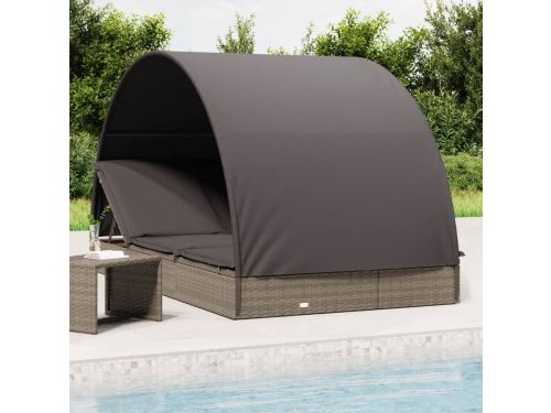 Ligbed | Loungebed | Ligstoel 2-persoons met rond dak 211x112x140