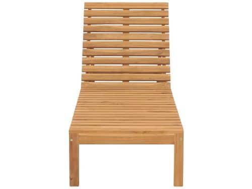 Ligbed | Loungebed | Ligstoel massief teakhout