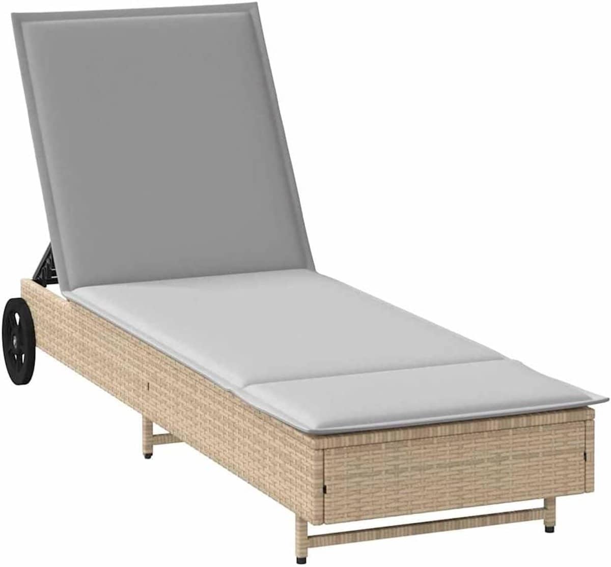 ligbed met wielen zonnebed tuinstoel ontspannen in de