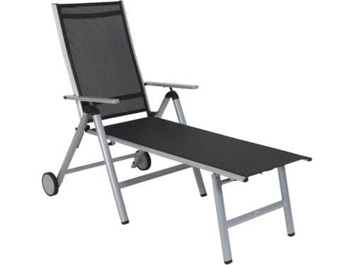 Ligbed op Wielen met 8-Positionele Verstelling | Ruim Opbergbaar &