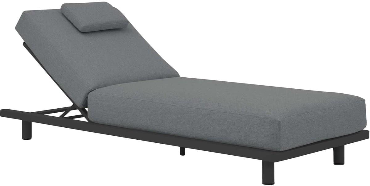 ligbed ostuni | crepe grey & black