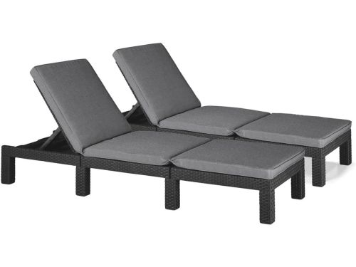 Ligbed Set - Loungestoel Buiten - Ontspannen in Zon