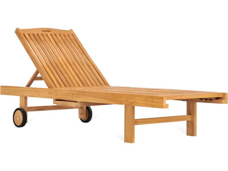 Ligbed - Tuin - Teak Hout - Teakhout - Tuinset