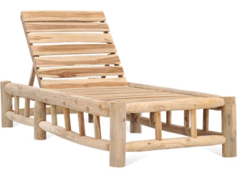 Ligbed - Tuin - Teak Hout - Tuinset - Tuinmeubel