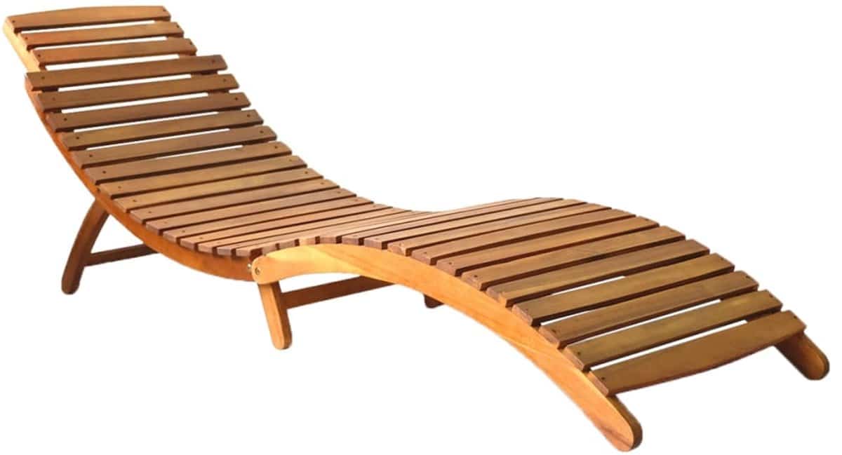 ligbedden 2 st | loungebed | ligstoel massief acaciahout