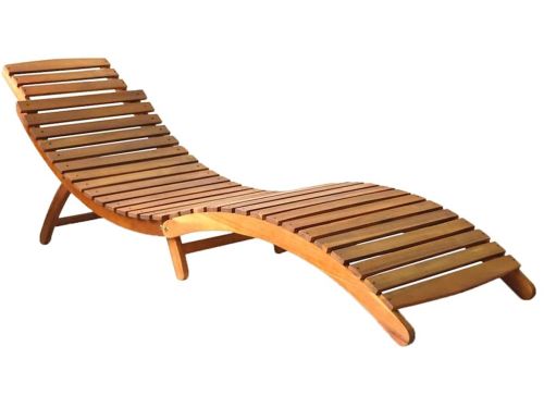 Ligbedden 2 st | Loungebed | Ligstoel met kussens massief