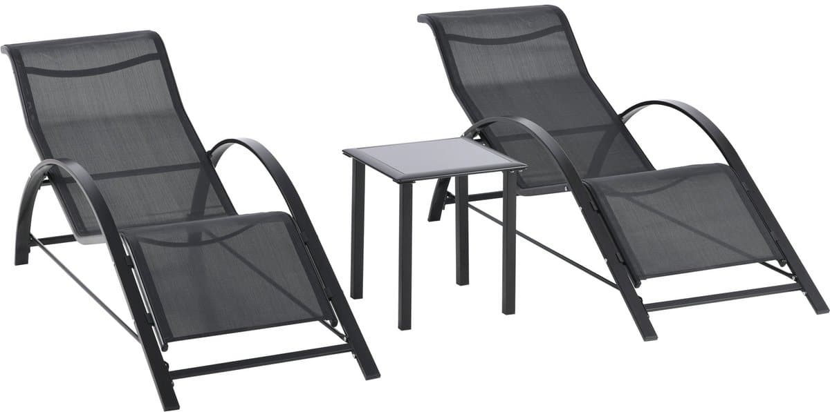 ligbedden set ligstoelen zonnebedden tuinstoelen lounge