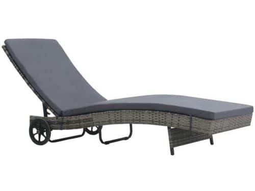 Ligstoel - Ligbed - Zonnebed - Tuinstoel - Houten Frame